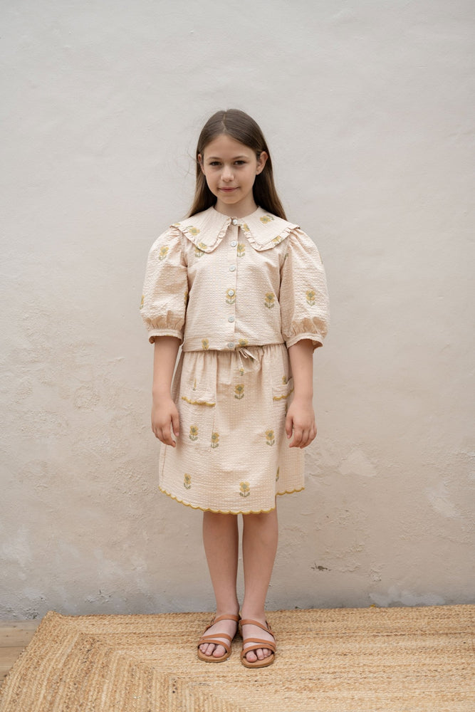 ELINA BLOUSE CARAMEL - KOKORI Kids