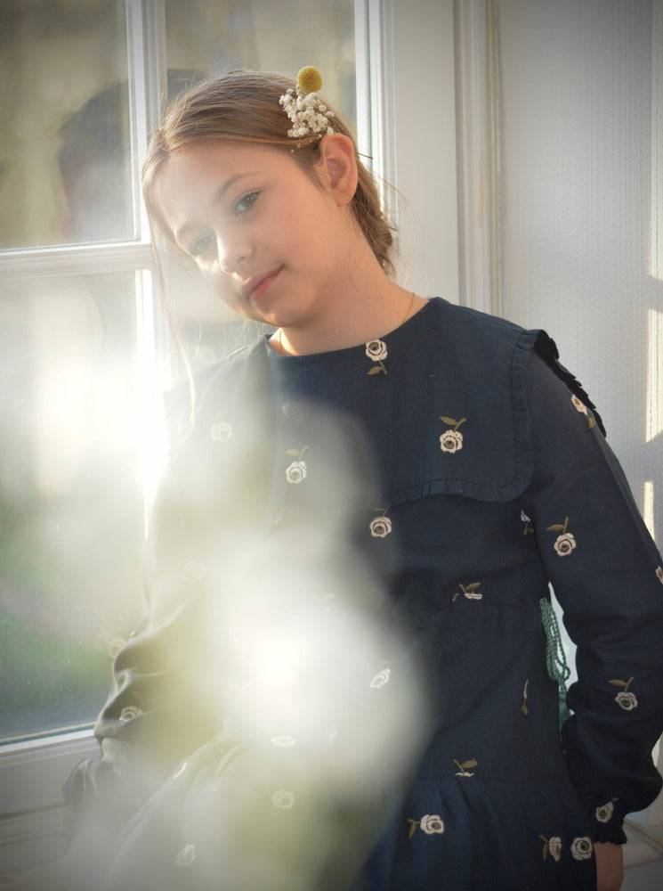 Girls Dress - Elina Navy - KOKORI Kids