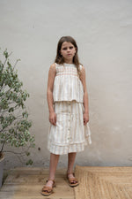 NARIN BLOUSE NATURAL - RAINBOW STRIPES - KOKORI Kids