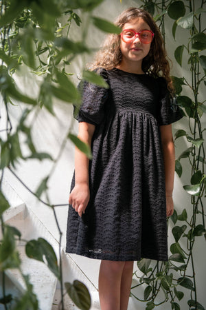 DURU DRESS BLACK - KOKORI Kids